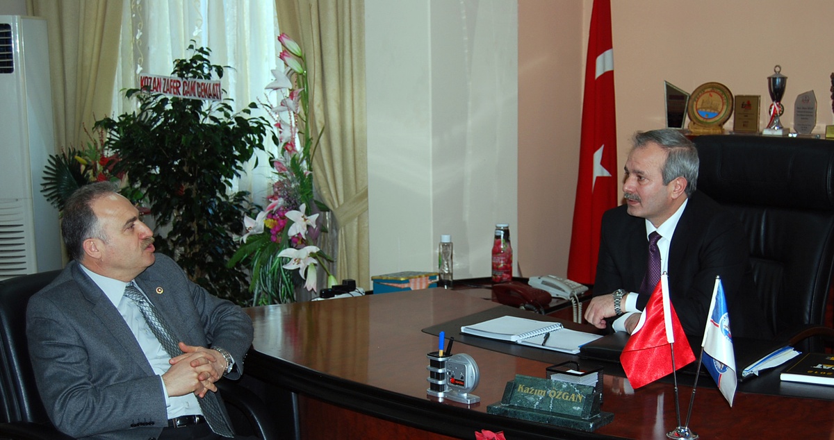 CHP'li Vekil Gök'ten AK Parti'li Başkana Ziyaret