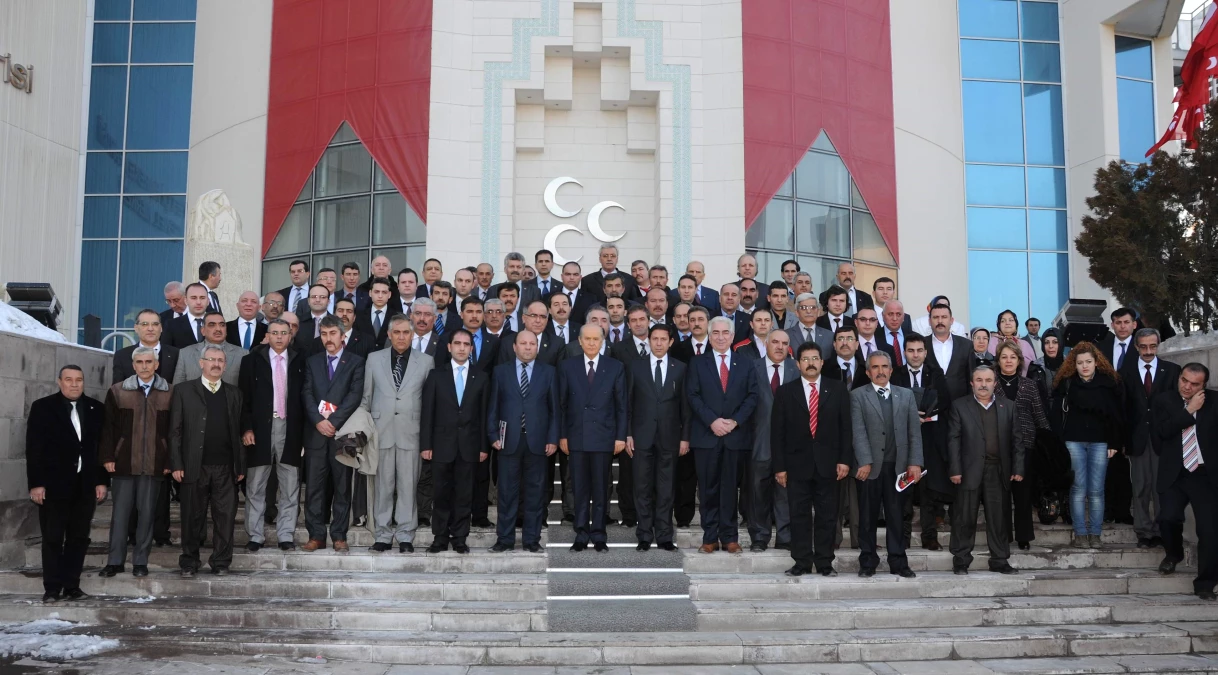 MHP Konya Teşkilatı\'ndan Genel Başkan Bahçeli\'ye Ziyaret