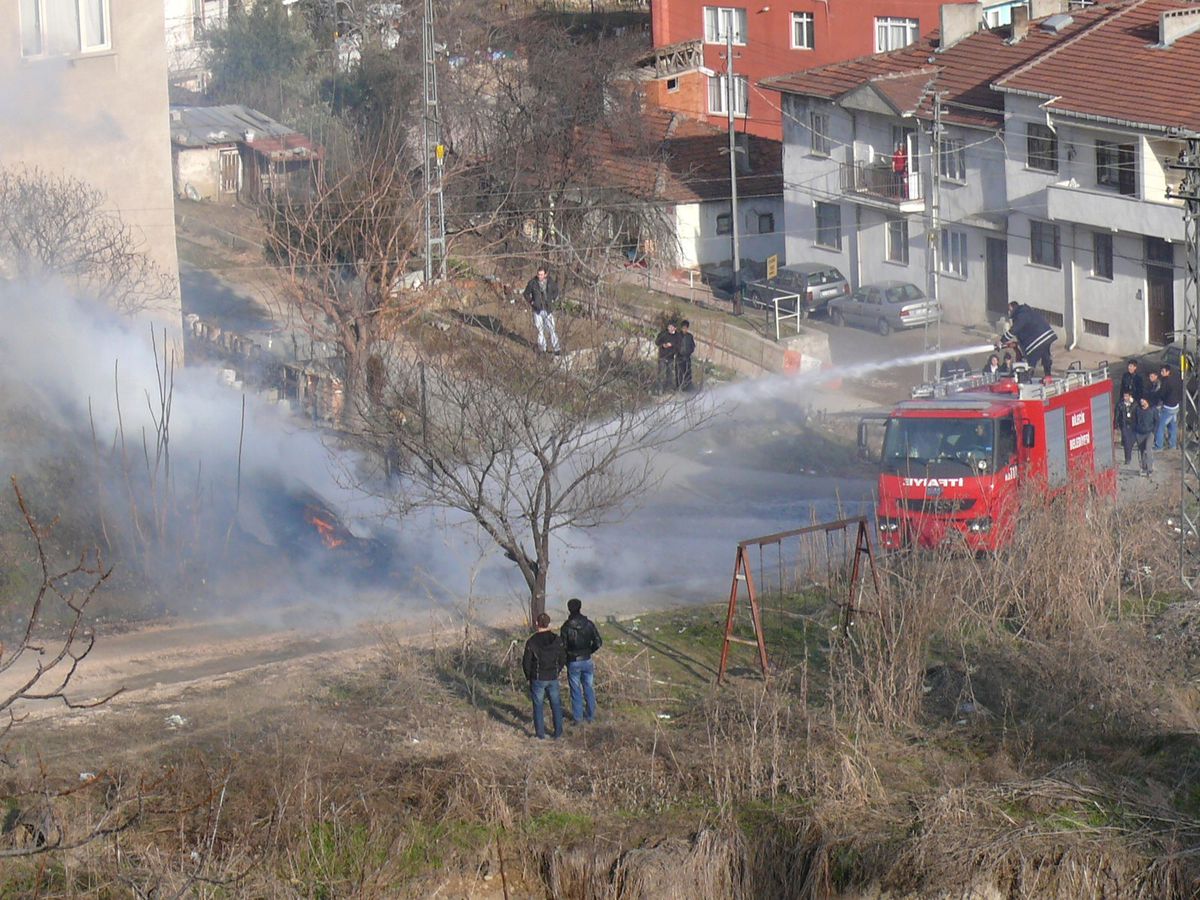 Bilecik\'te Baraka Yangını