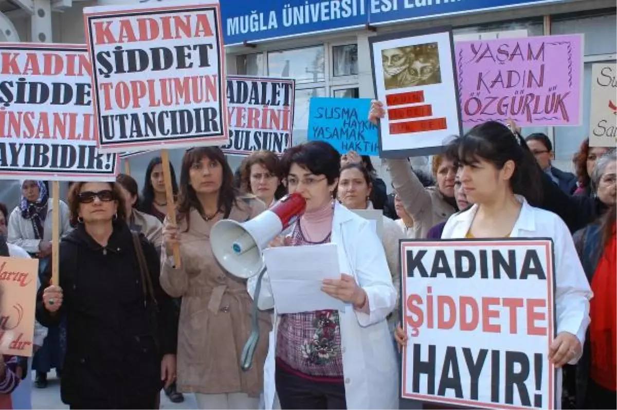 Kadına Şiddet Protesto Edildi