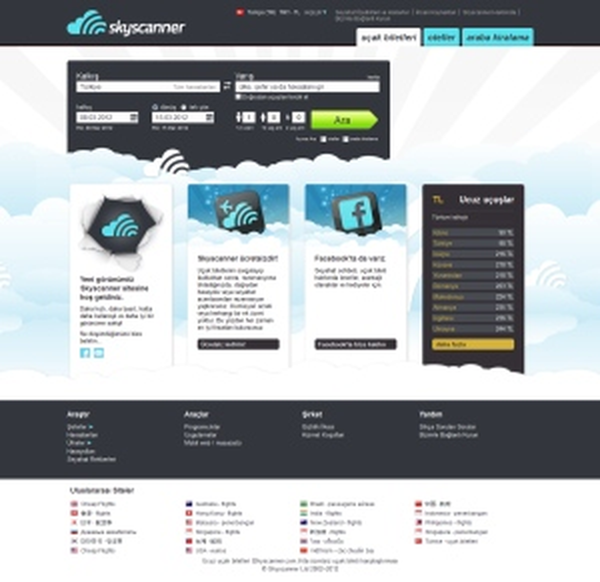 Skyscanner\'ın Arayüzü Yenilendi