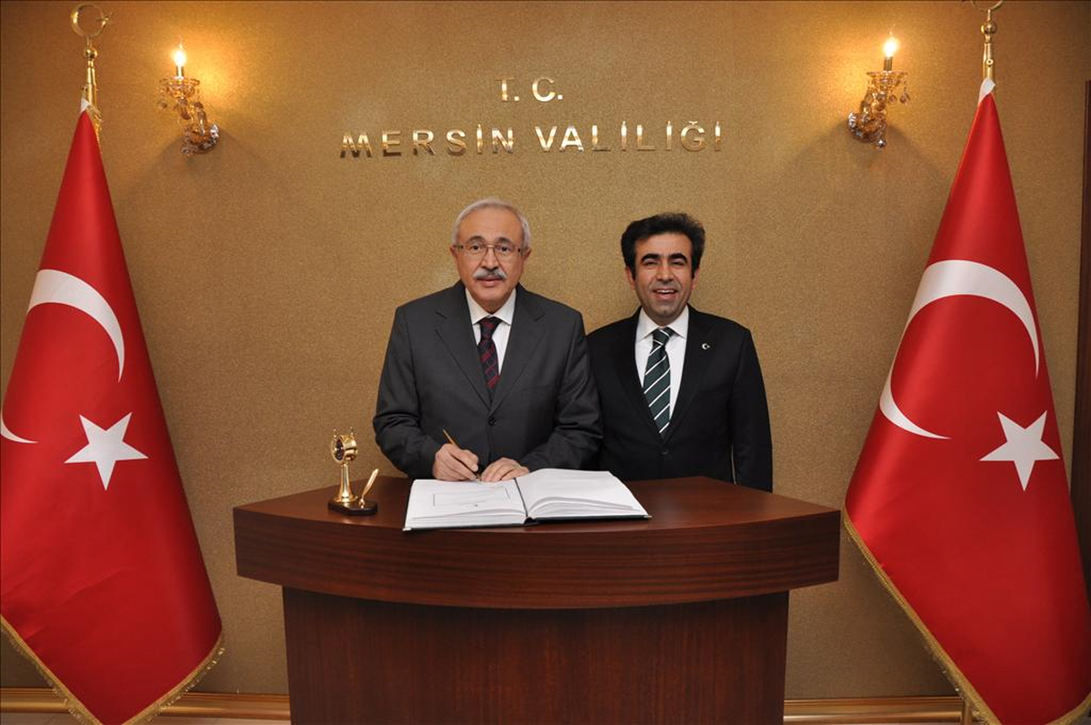 Tekirdağ Valisi Kemelek Mersin\'e Geldi
