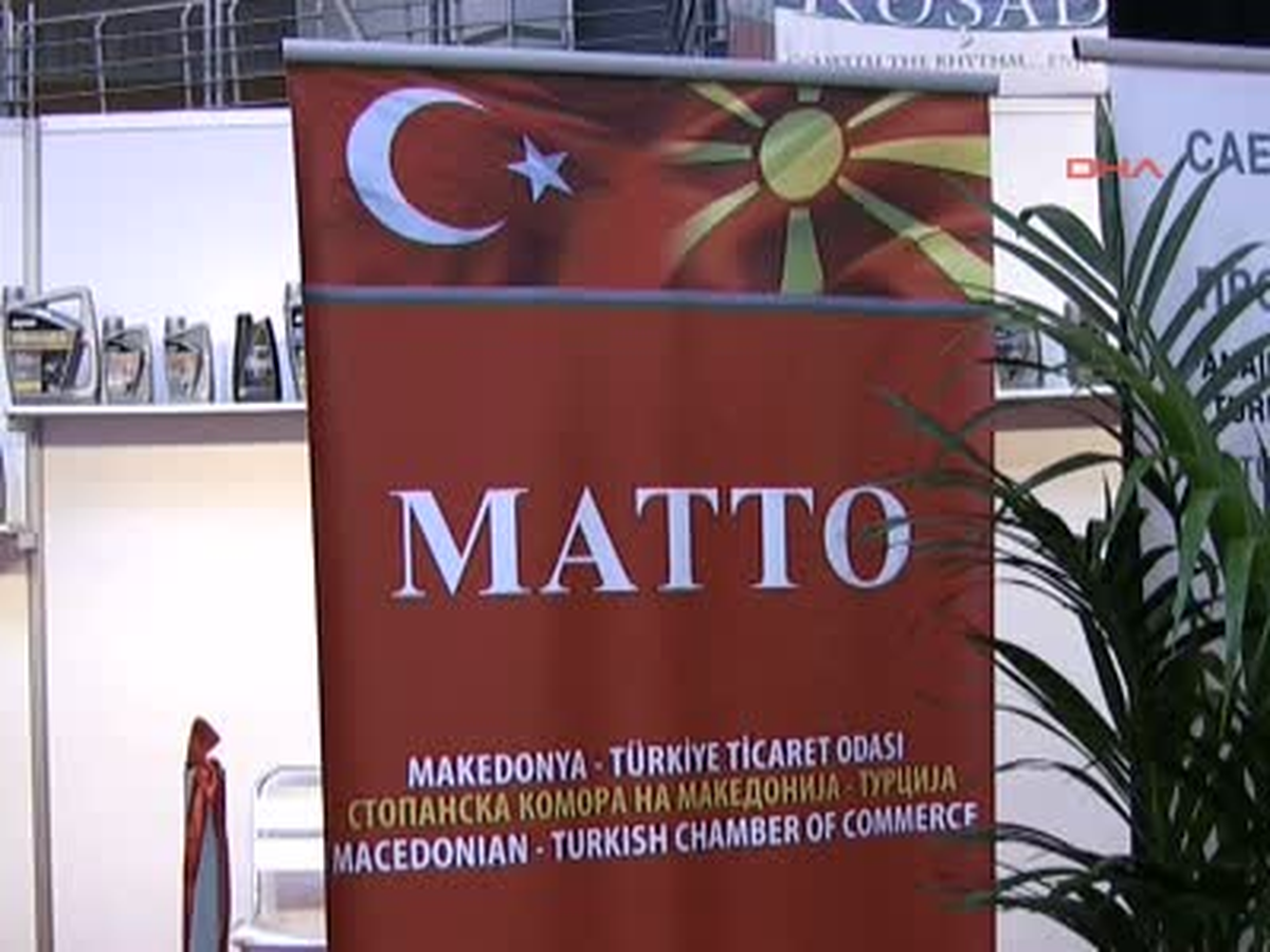 Türk İhraç Ürünleri Genel Ticaret Fuarı Üsküp\'te Açıldı