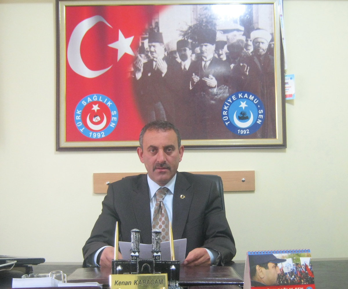 Türk Sağlık Sen Erzurum Şube Başkanı Kenan Karaçam Açıklaması