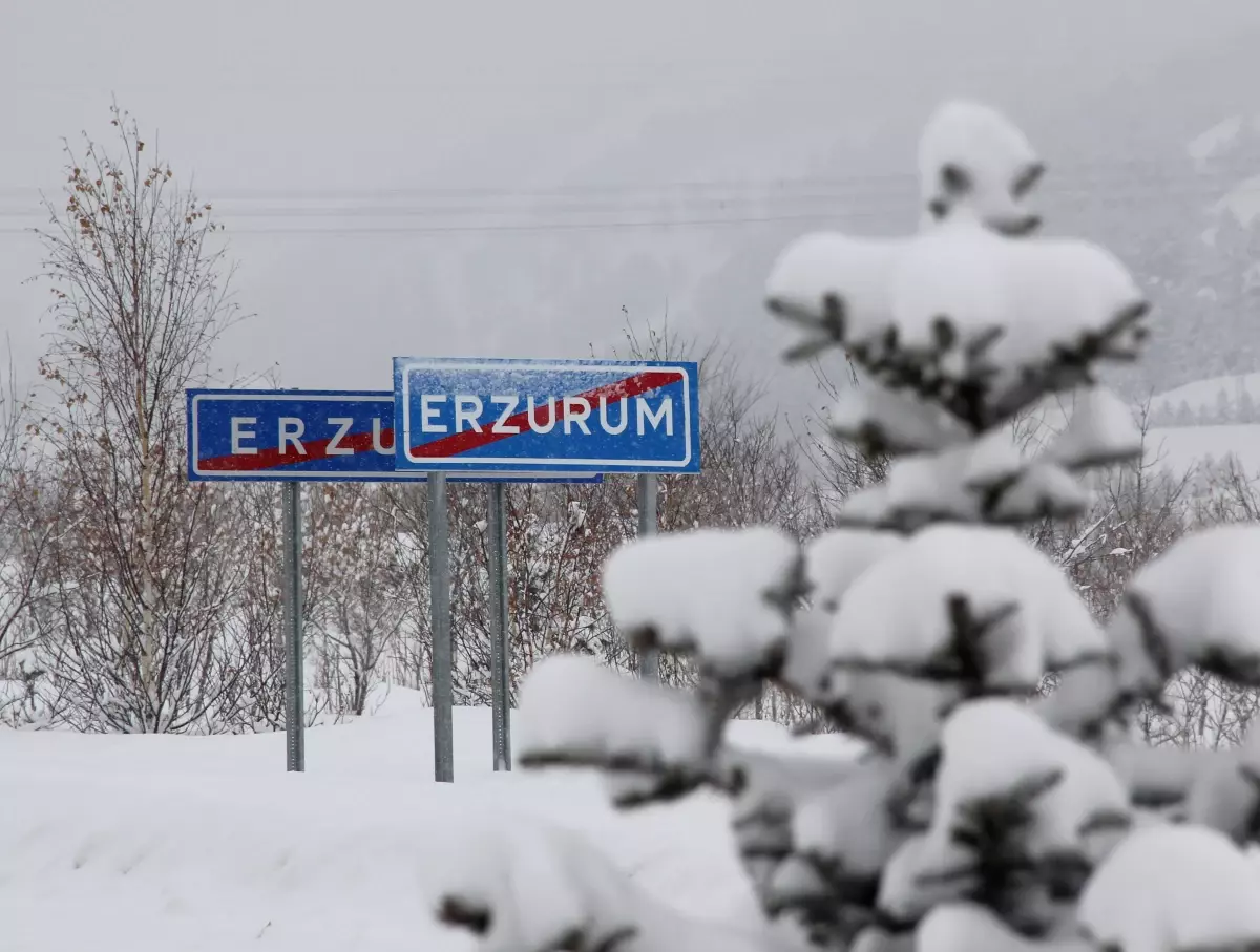 Doğu\'da Gece En Düşük Hava Sıcaklığı Erzurum\'da Eksi 31 Derece Olarak Ölçüldü