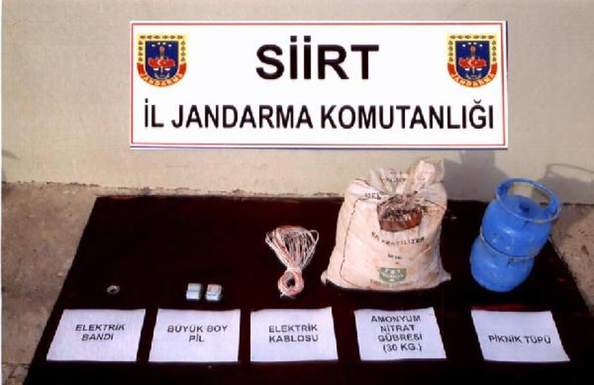 PKK\'ya Ait 30 Kilo Patlayıcı Bulundu