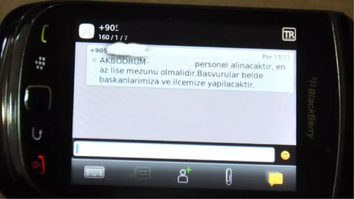 İki Sms Bodrum\'u Karıştırdı