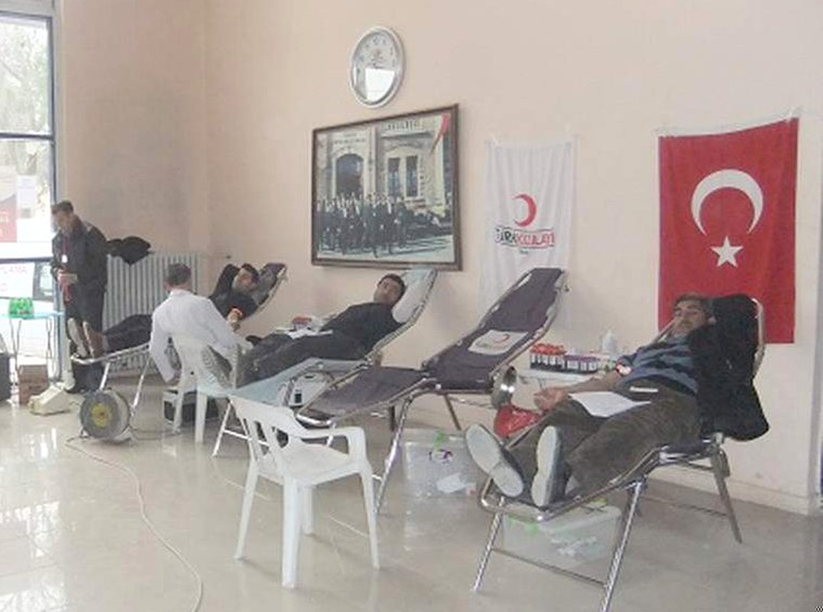 Kızılaya Kan Bağışı Yapıldı