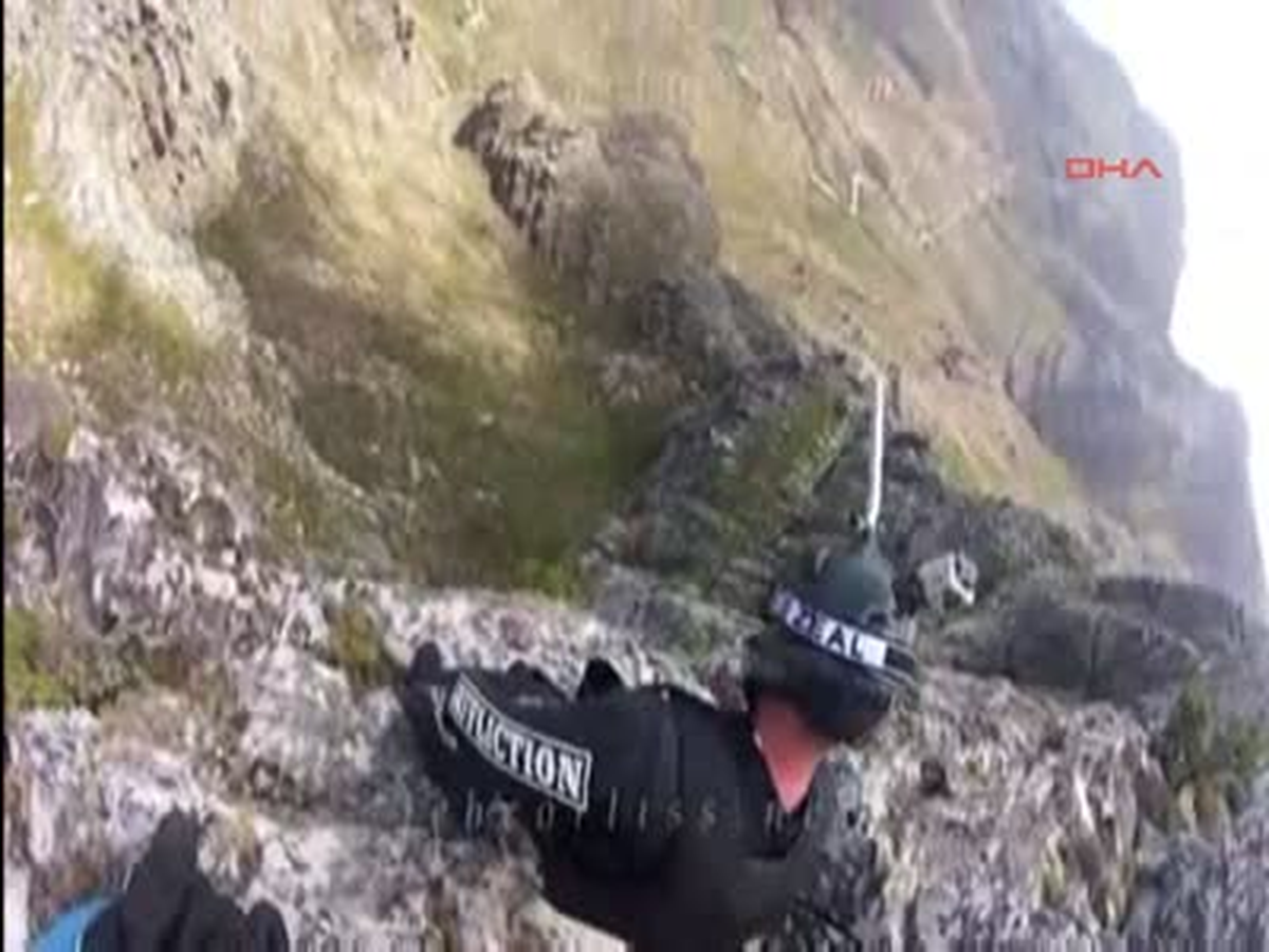 \'Kuş Adam\' Böyle Kaza Yaptı