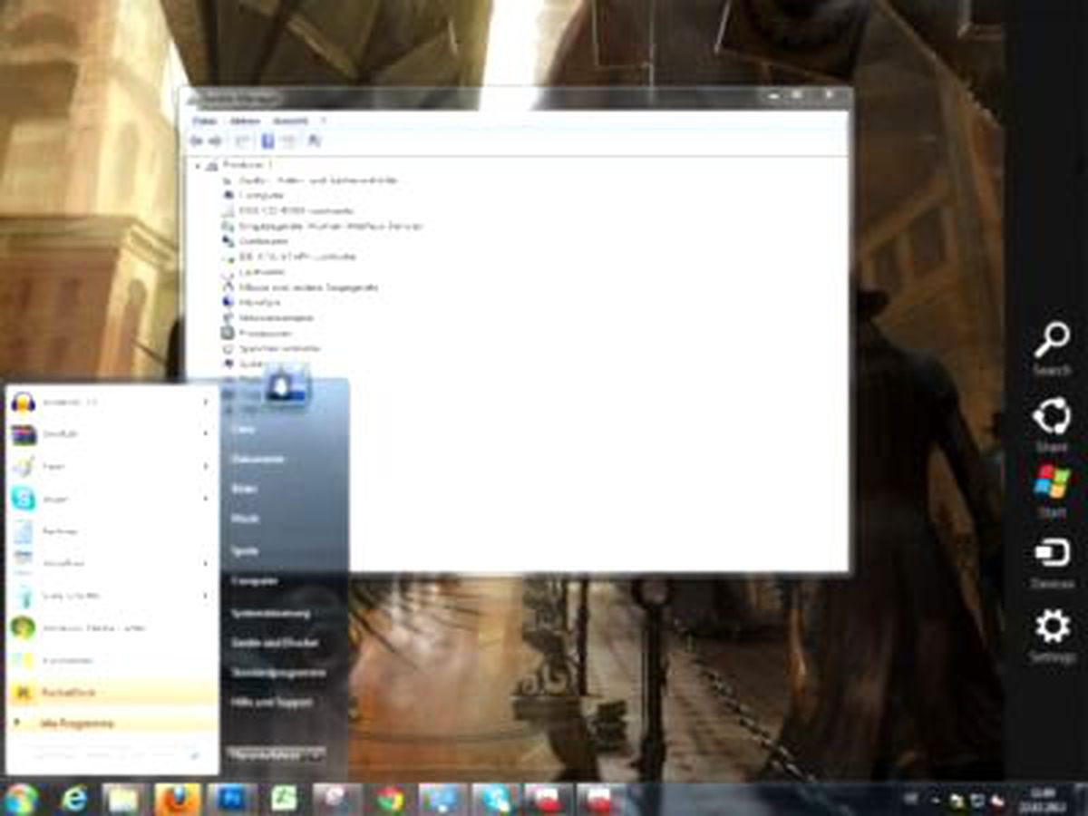 Windows 8\'in Charm Çubuğunu Deneyin!