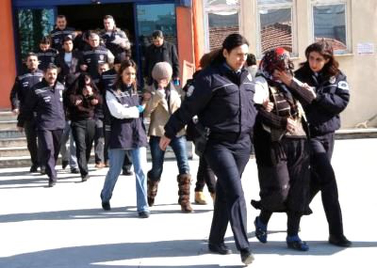 Gaziantep\'te Fuhuş Operasyonu: 20 Gözaltı