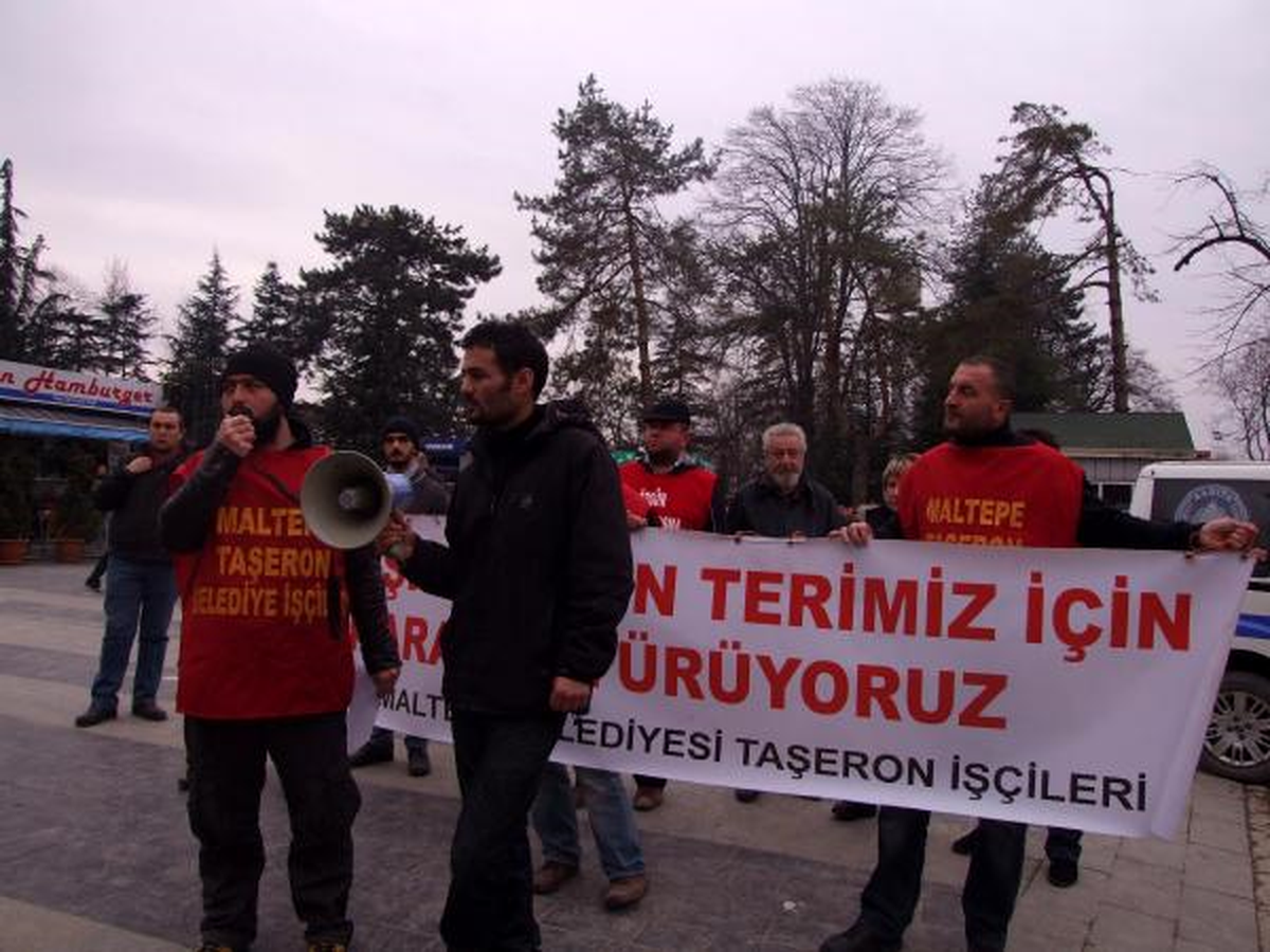 İşten Çıkarılan Maltepe Belediyesi İşçileri Ankara\'ya Yürüyor