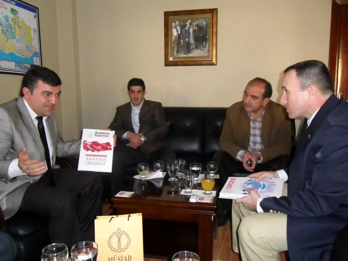 Müsiad'dan Kaymakam Kıcıroğlu'na Ziyaret
