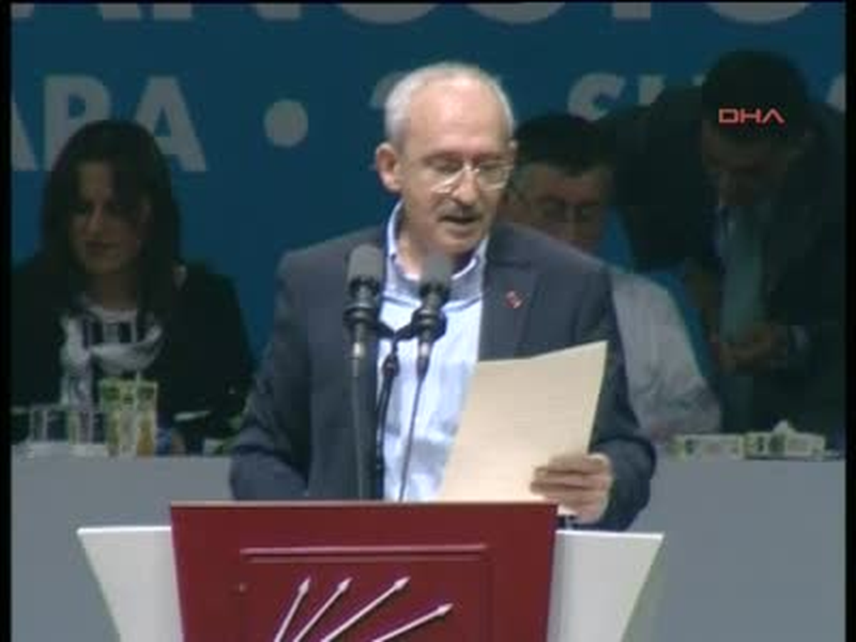 5 CHP Lideri Kılıçdaroğlu Tüzük Kurultay\'ında Konuşuyor