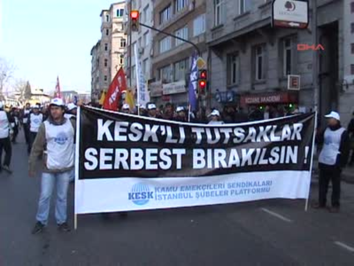 KESK\'ten "Korkmuyoruz, Susmuyoruz" Eylemi