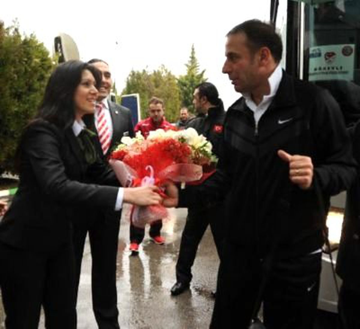 A Milli Takım Kafilesi Bursa'da
