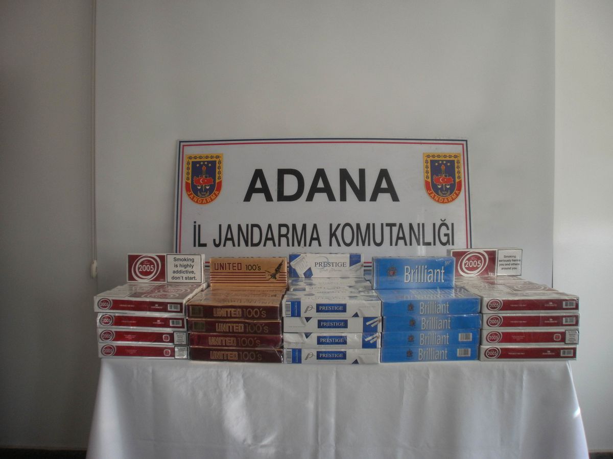 Adana'da Kaçak Sigara Operasyonu