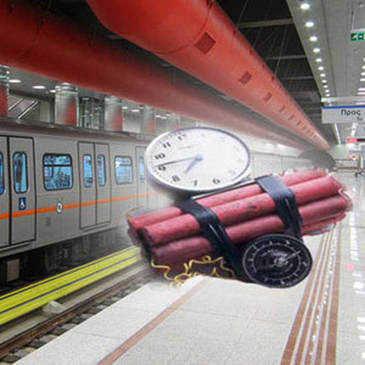 Atina Metrosuna Saldırı Girişimi