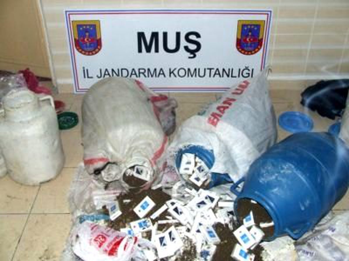 Muş\'ta Kaçak Sigara Operasyonu