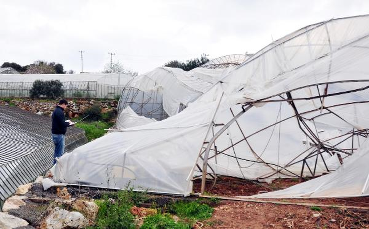 Şiddetli Yağmur, Dolu ve Hortum Alanya'da Seraları Yıktı