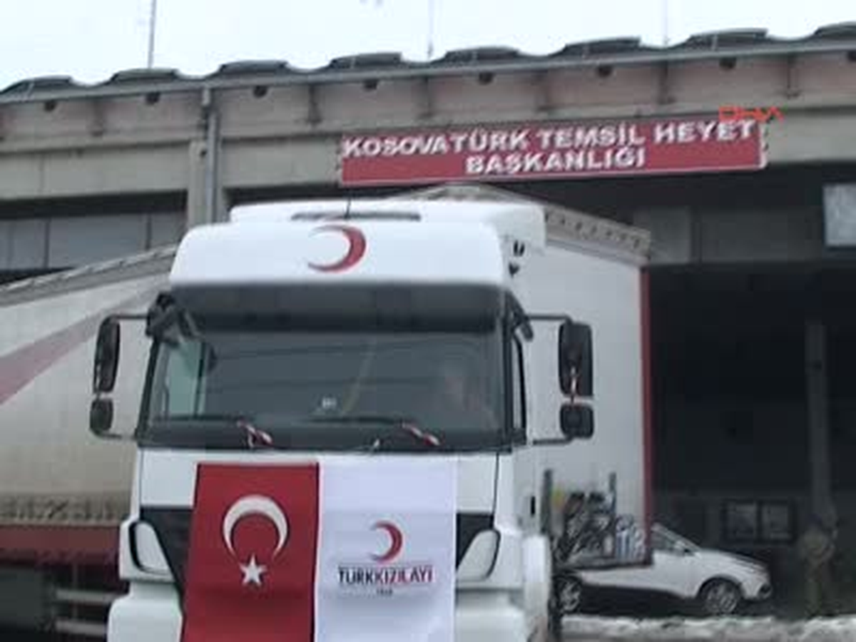 Türkiye\'den Kosova\'ya Yardım Eli