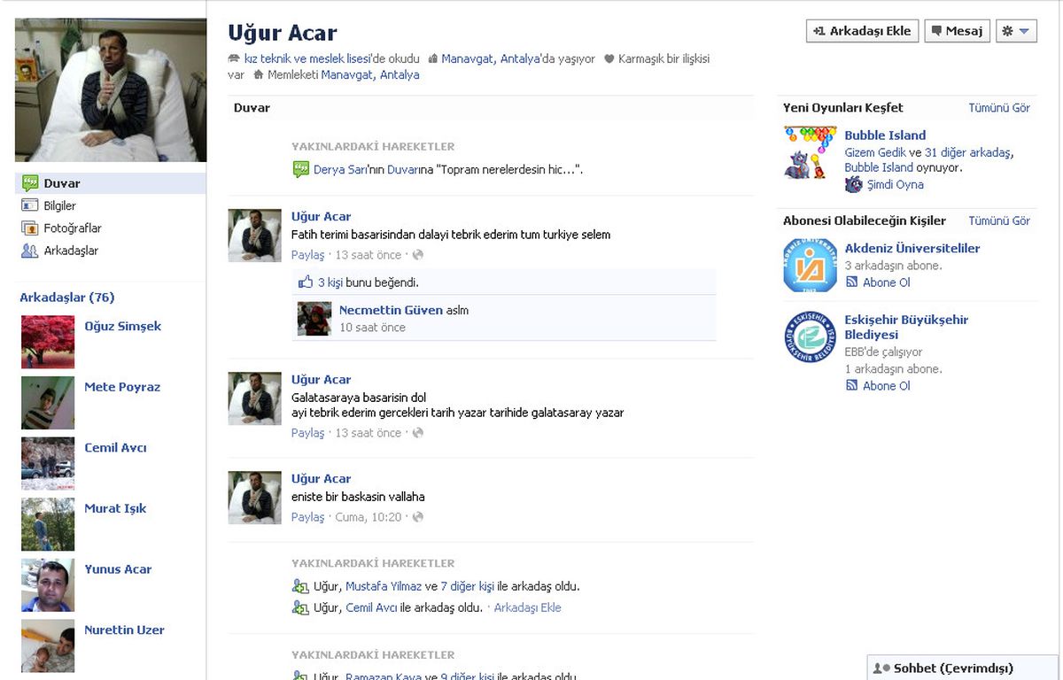 Yüz Nakli Olan Hasta