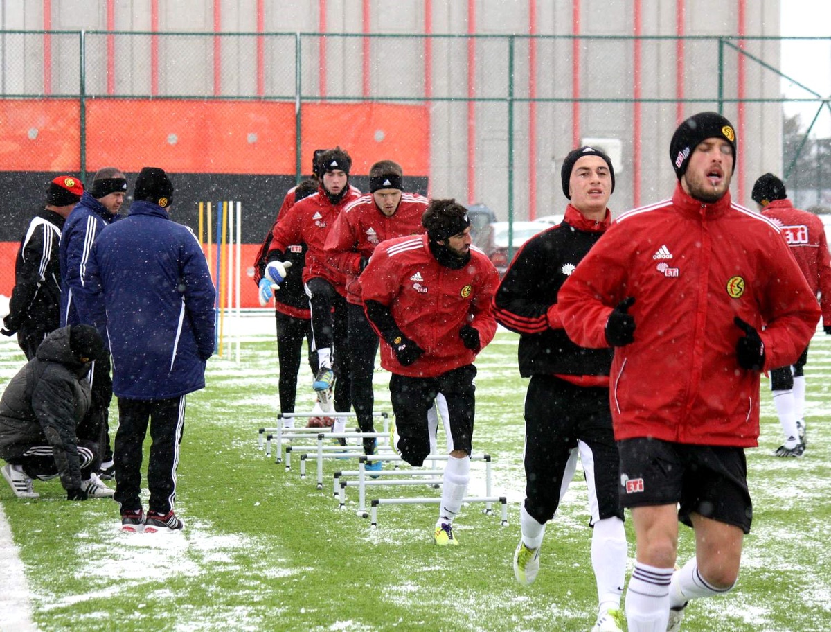 Eskişehirspor Ankaragücü Maçının Çalışmalarına Devam Ediyor
