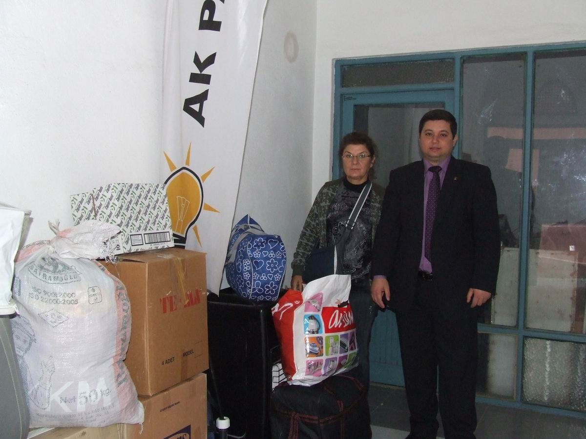 Güre AK Parti\'den Van\'a Yardım Eli