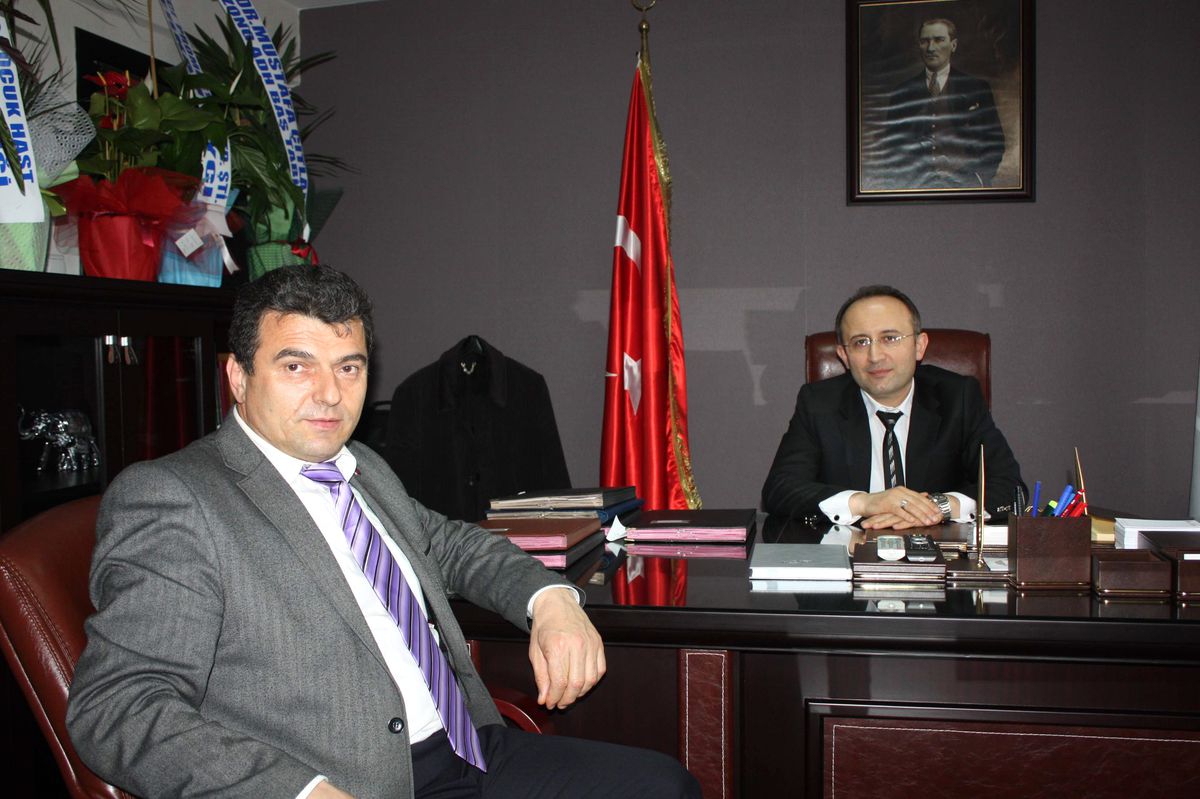 Kalaycı'dan Sağlık Müdürü Dr.bilal Cin'e Ziyaret