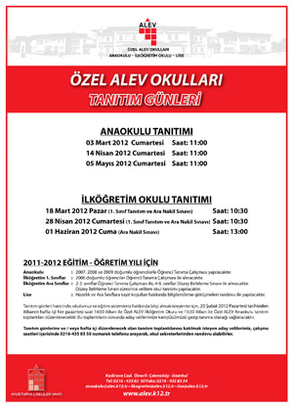 Öğrenci Adayları ve Velilerle Tanışıyor