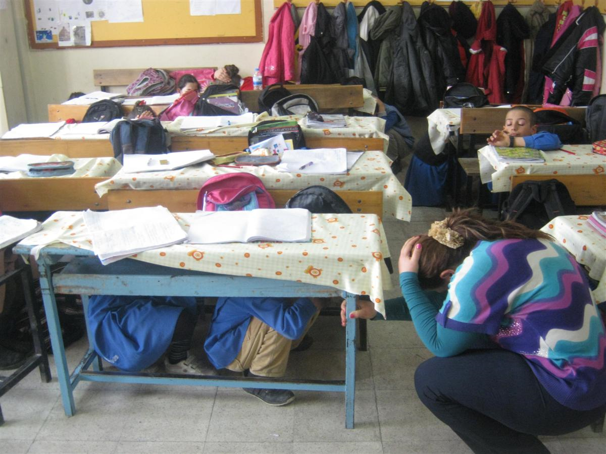 Samandağ\' da Yangın ve Deprem Tatbikatı