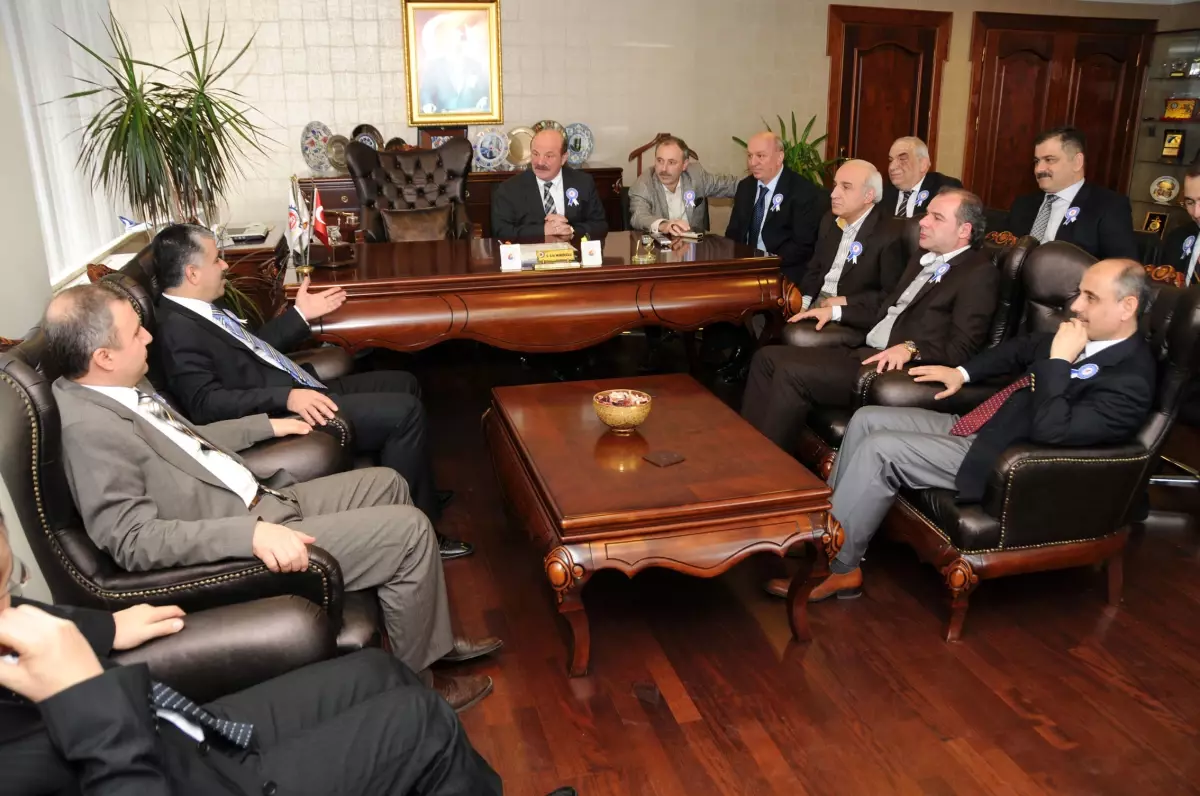 Vergi Dairesi Başkanı Şuayip Sevgi, Tso'yu Ziyaret Etti