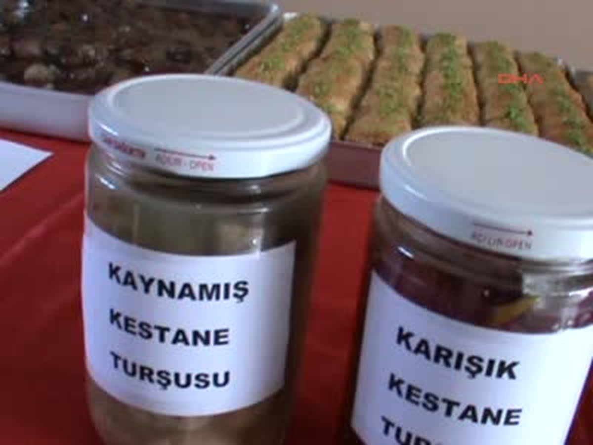 Kestane Ürünlerine Kaymakam Tanıtımı