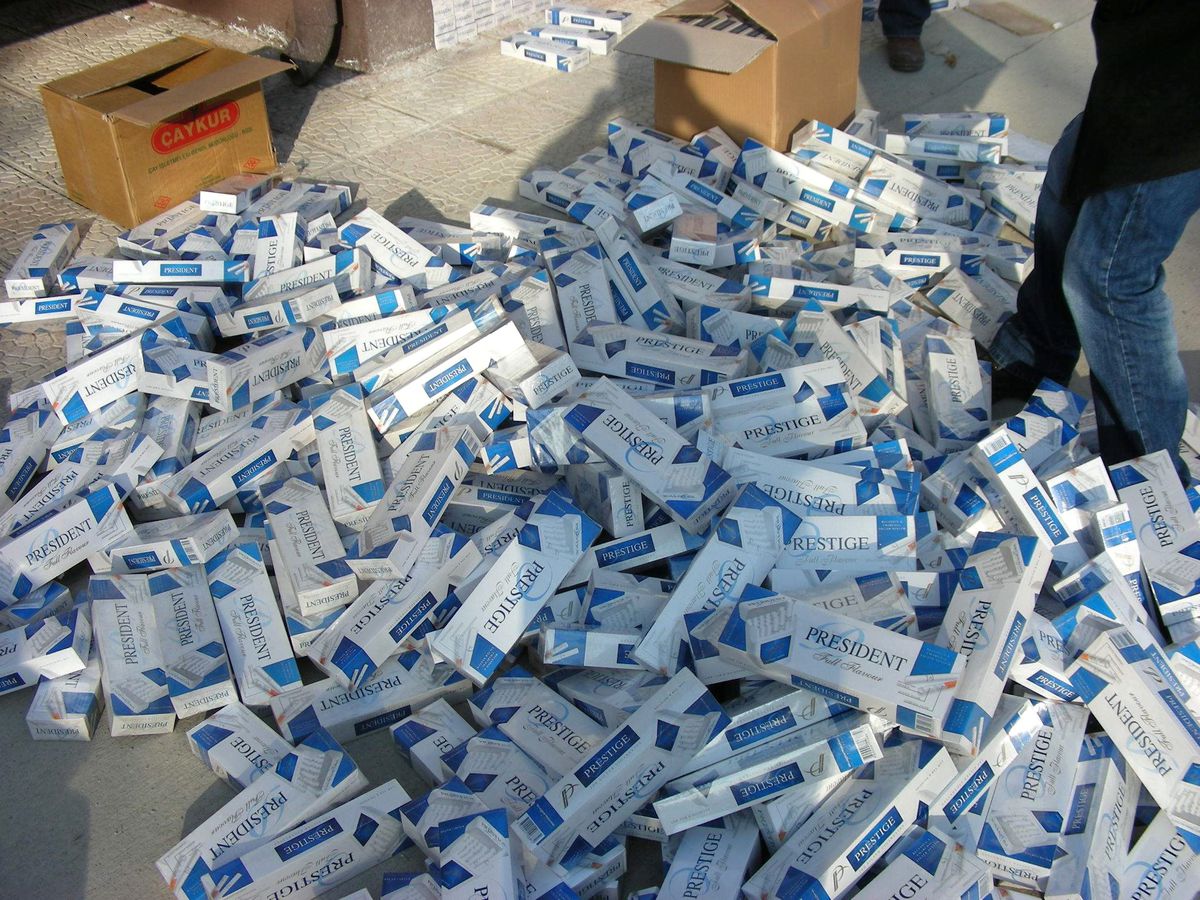 Malatya\'da 15 Bin 734 Paket Kaçak Sigara Ele Geçirildi