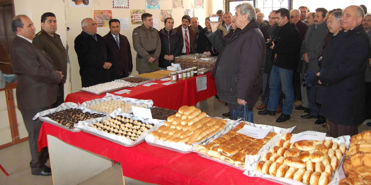 Organik Kestane Ürünlerine Kaymakam Tanıtımı