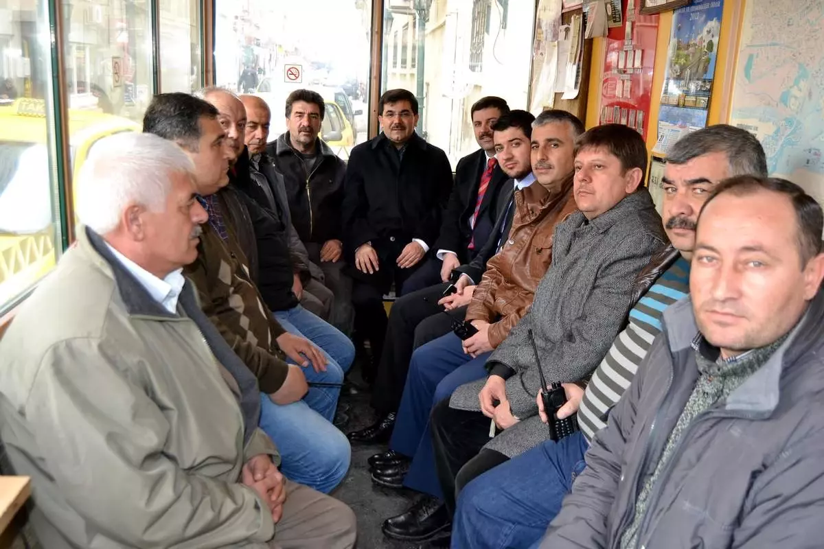 AK Parti Eskişehir Milletvekili Salih Koca Taksi Durağı Esnafını Ziyaret Etti