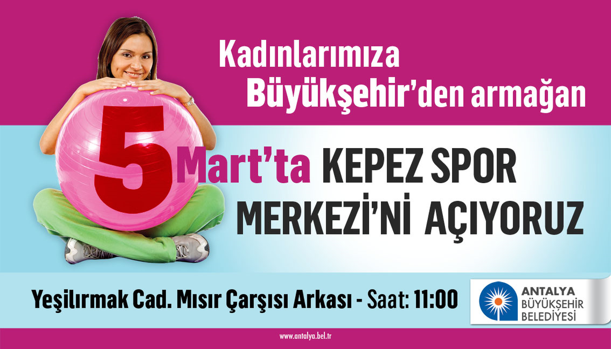 Kepez Spor Merkezi 5 Mart\'ta Açılıyor