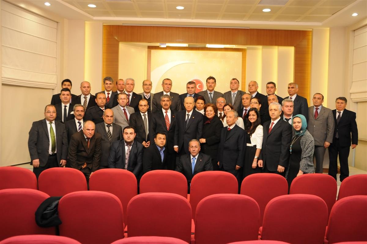 MHP Çukurova İlçe Teşkilatı Bahçeli'nin Konuğu Oldu