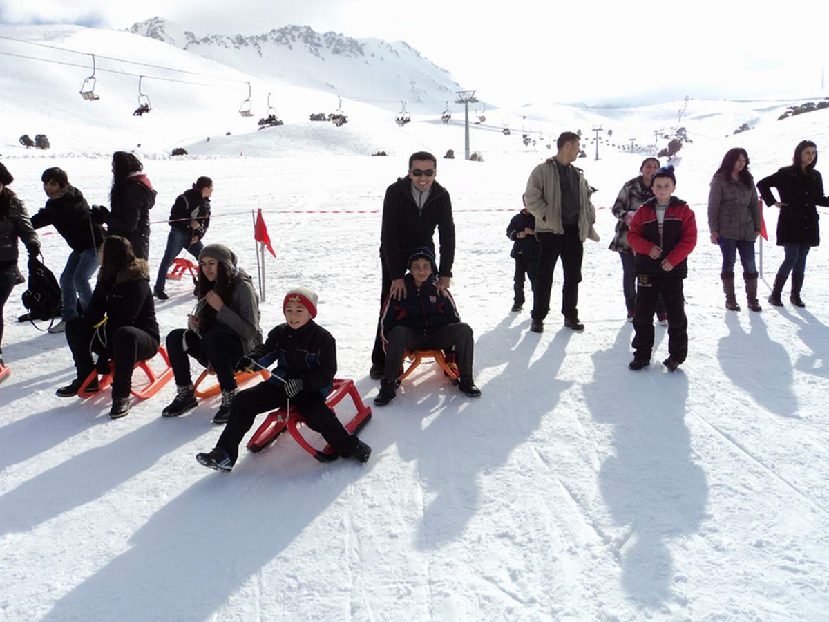 Nazillili Öğrencilerinin Kayak Keyfi