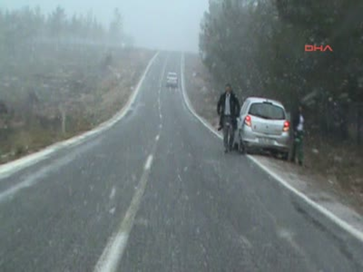 Silifke\'ye Kar Yağdı