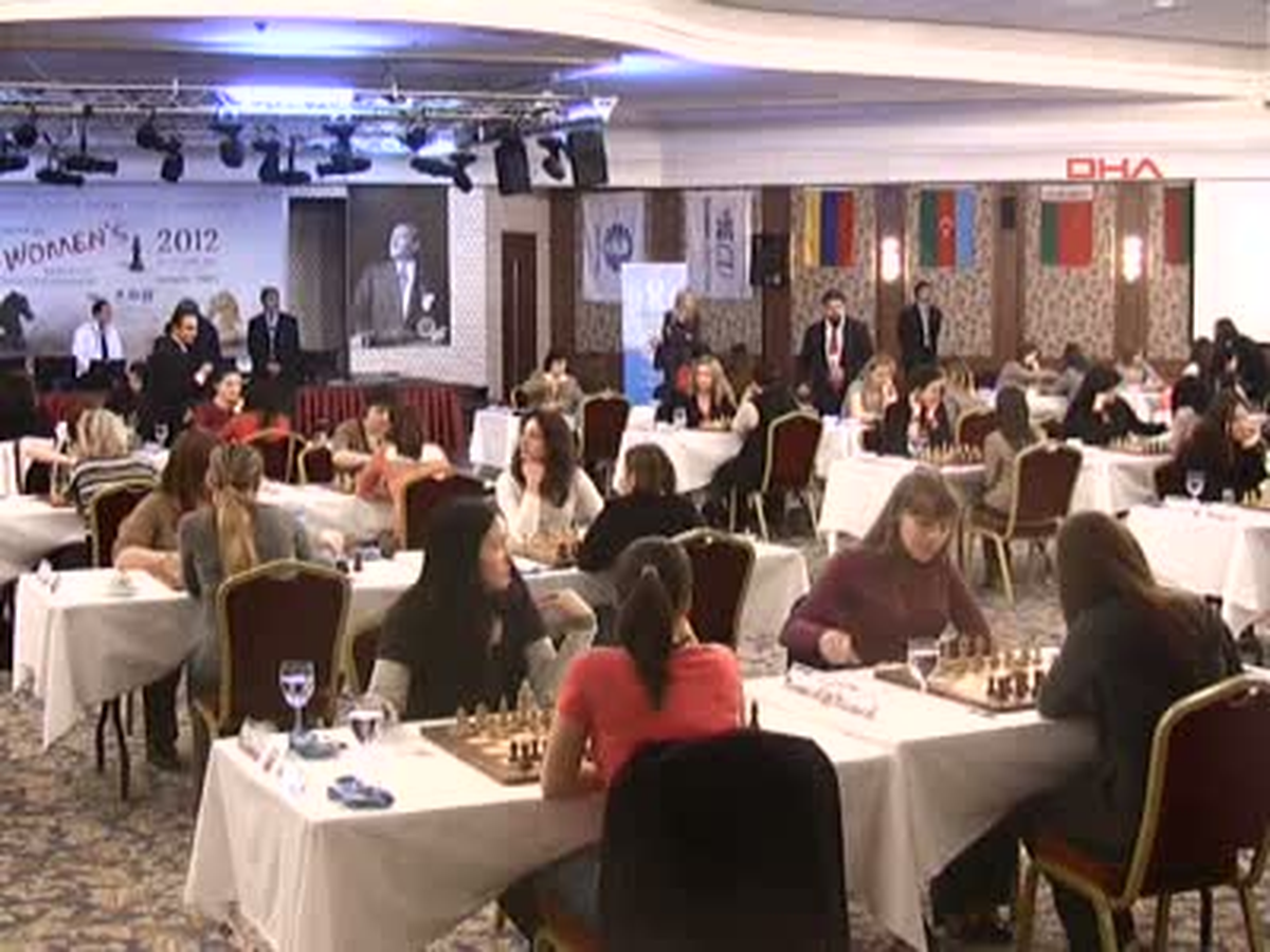 2012 Avrupa Bireysel Kadınlar Satranç Şampiyonası Gaziantep\'te Başladı