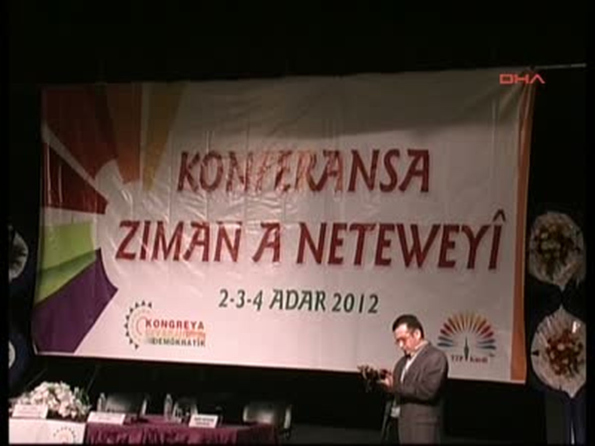 Kürt Ulusal Dil Konferansı, Kürt Ulusal Marşı ile Başladı