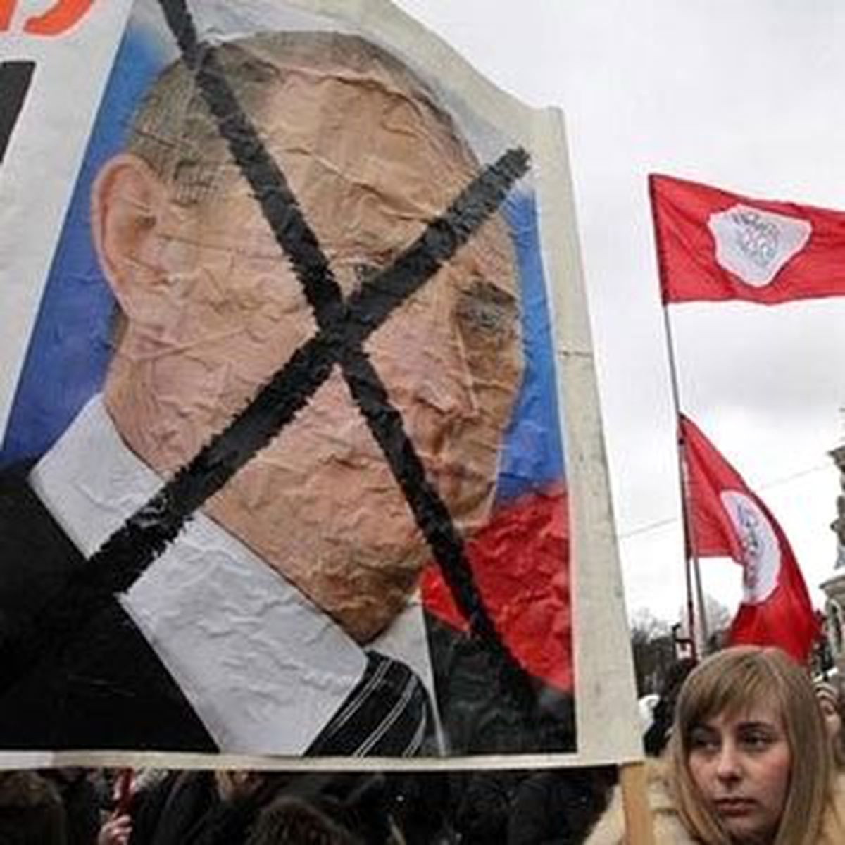Moskova\'da Devlet Başkanlığı Seçimi Öncesi Protesto