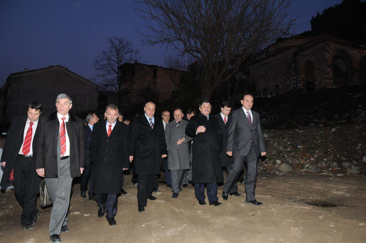 Başkan Ergün Tanrıverdi\'ye Hizmetleri Anlattı