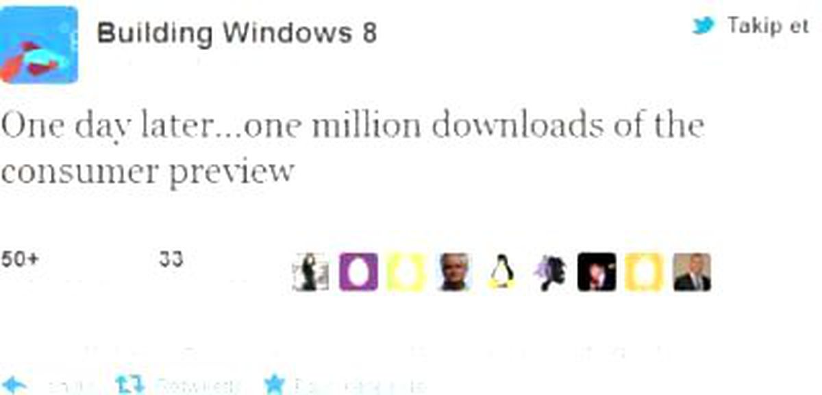 Windows 8, 24 Saatte Coştu!
