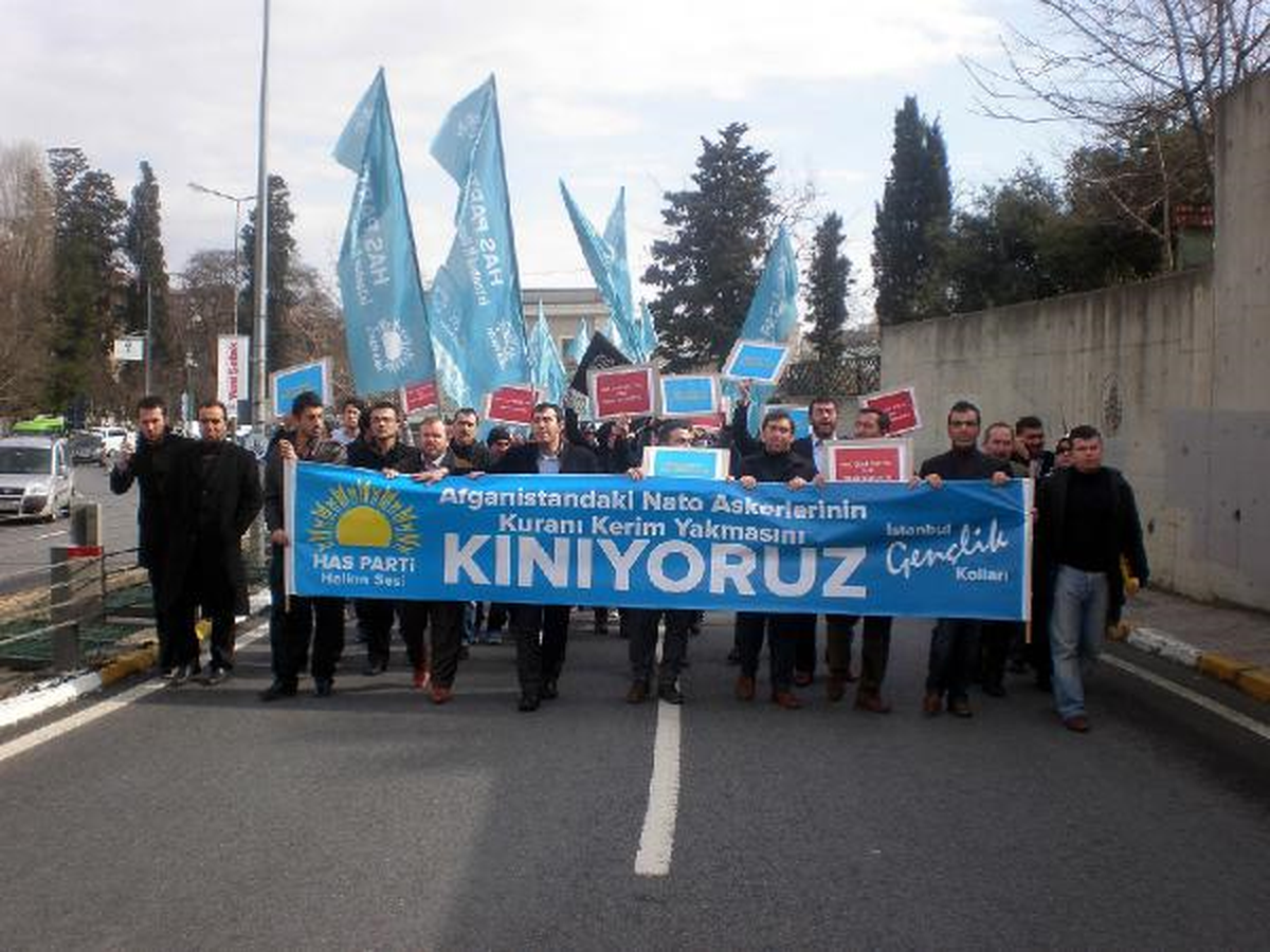 ABD Başkonsolosluğu Önünde Protesto