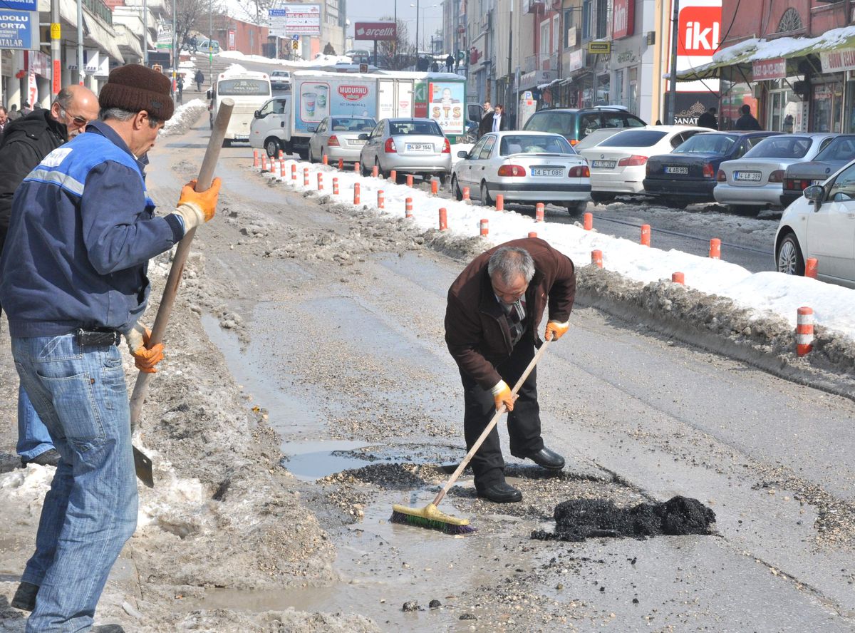 Kar Bitti Çalışma Başladı