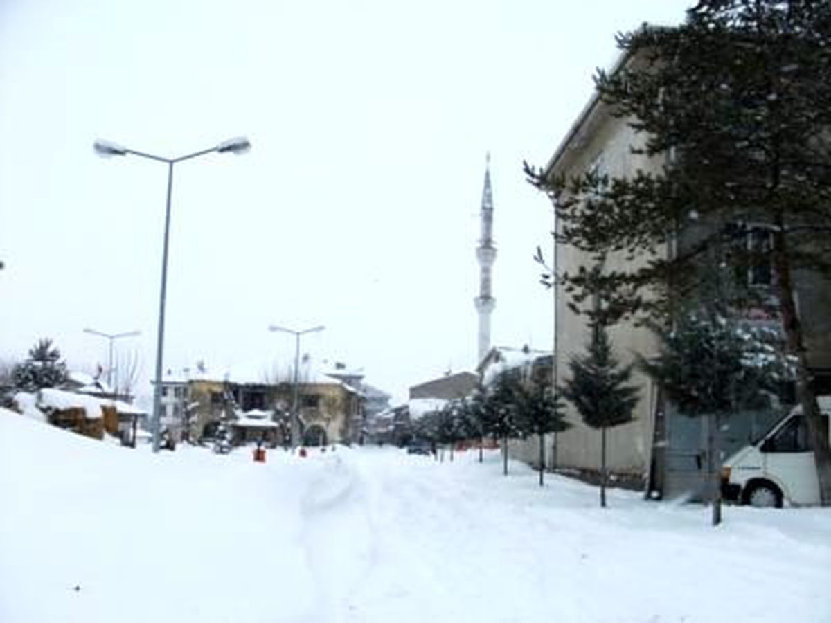 Karabük'te Eğitime Kar Engeli