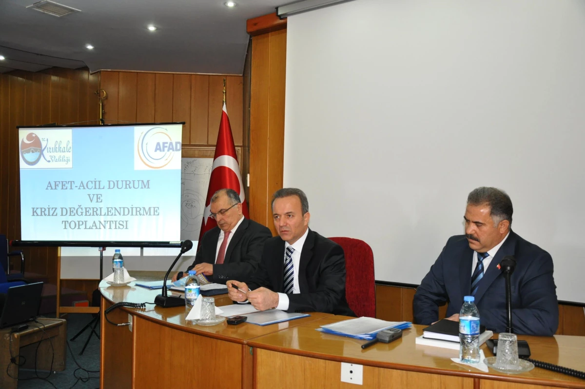 Kırıkkale\'de Afet Acil Durum ve Kriz Değerlendirme Toplantısı Yapıldı