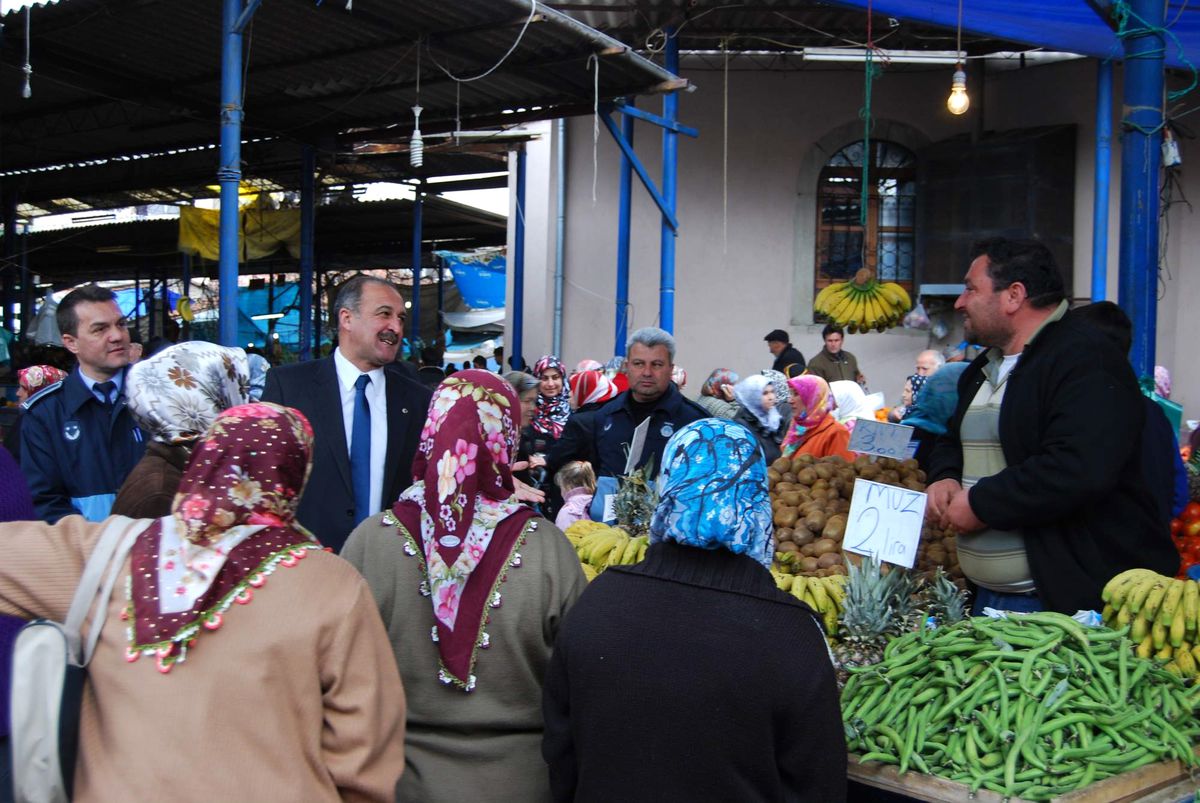Başkan Aşkın Pazarcının Sorununu Dinledi